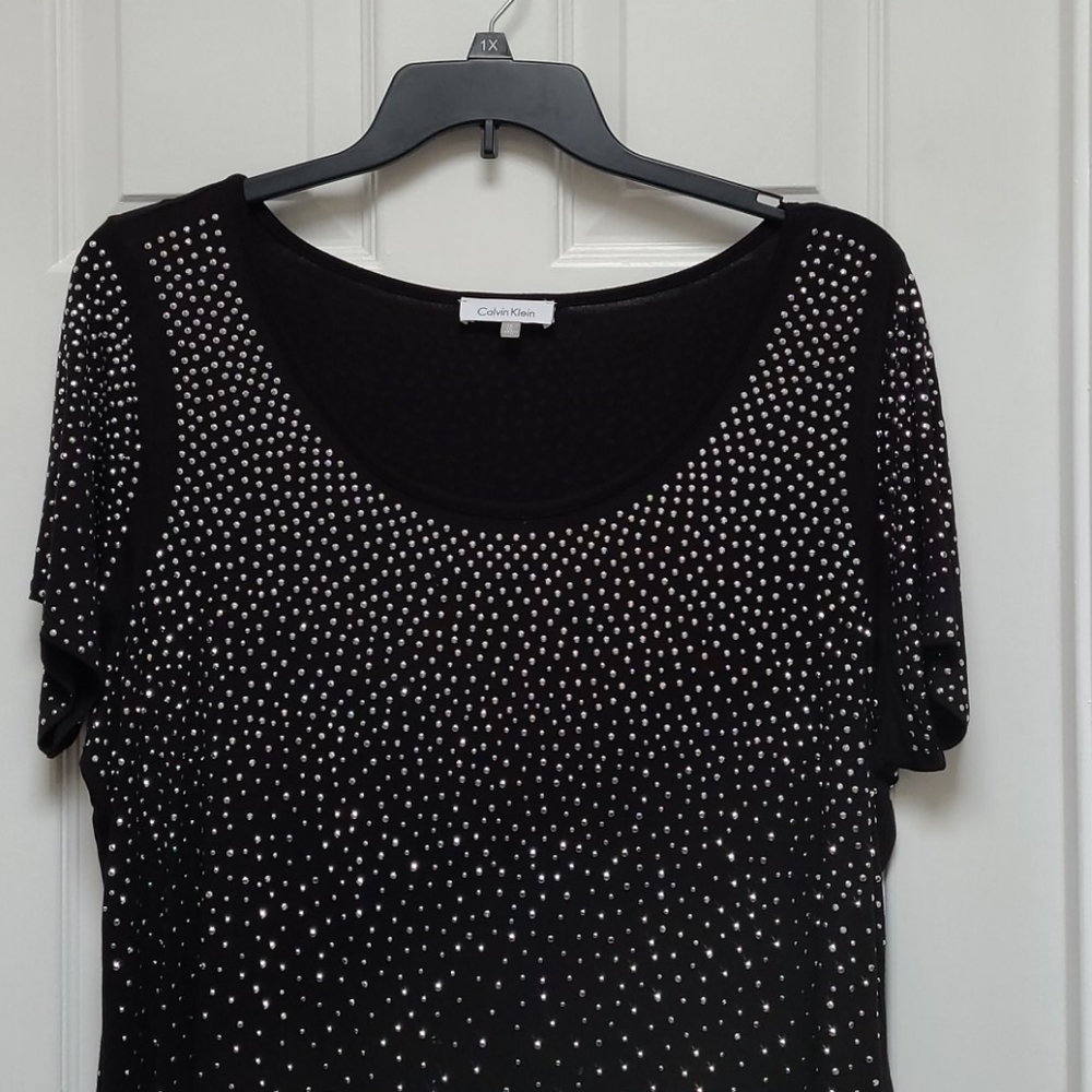 Calvin Klein Rhinestone Tunic - Picture 2 of 5